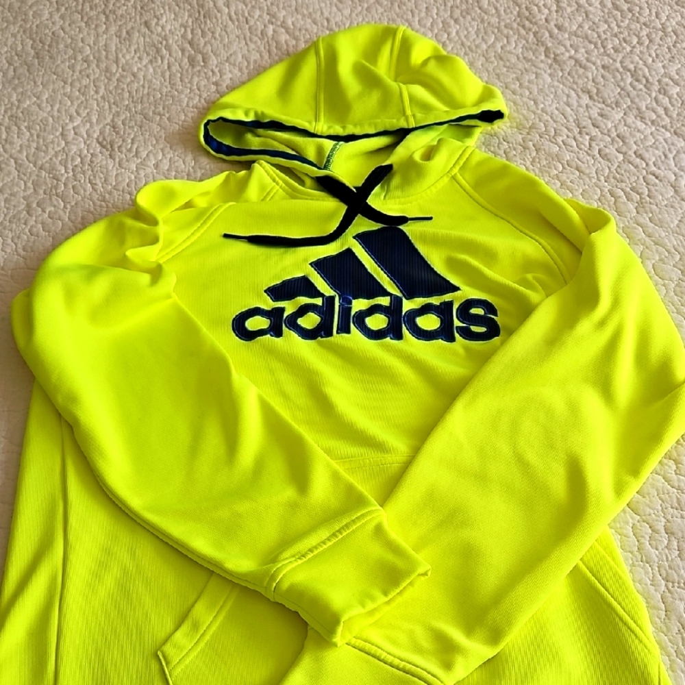 2X💛HP💛Vintage Adidas Men's Pullover Hoodie Medium